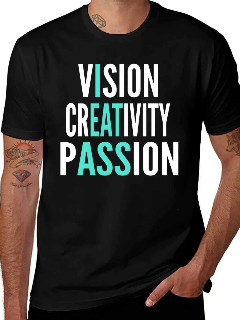 Vision Creativity Passion Graphic Tee