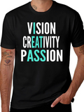 Vision Creativity Passion Graphic Tee