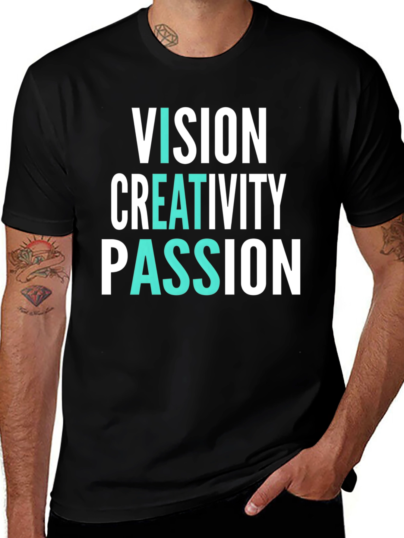 Vision Creativity Passion Graphic Tee