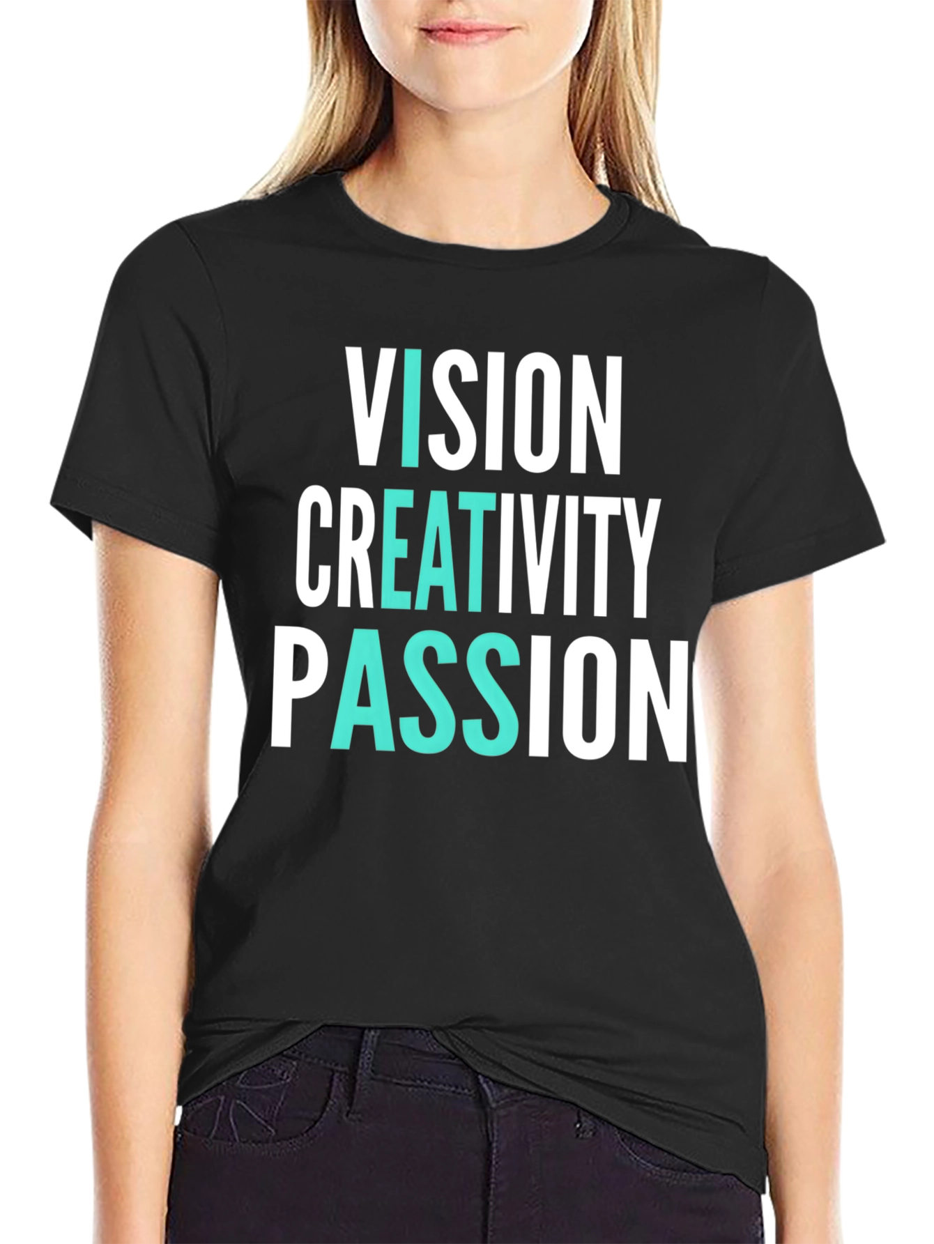 Vision Creativity Passion Graphic Tee