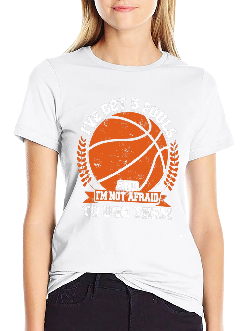 Basketball 5 Fouls Graphic Tee