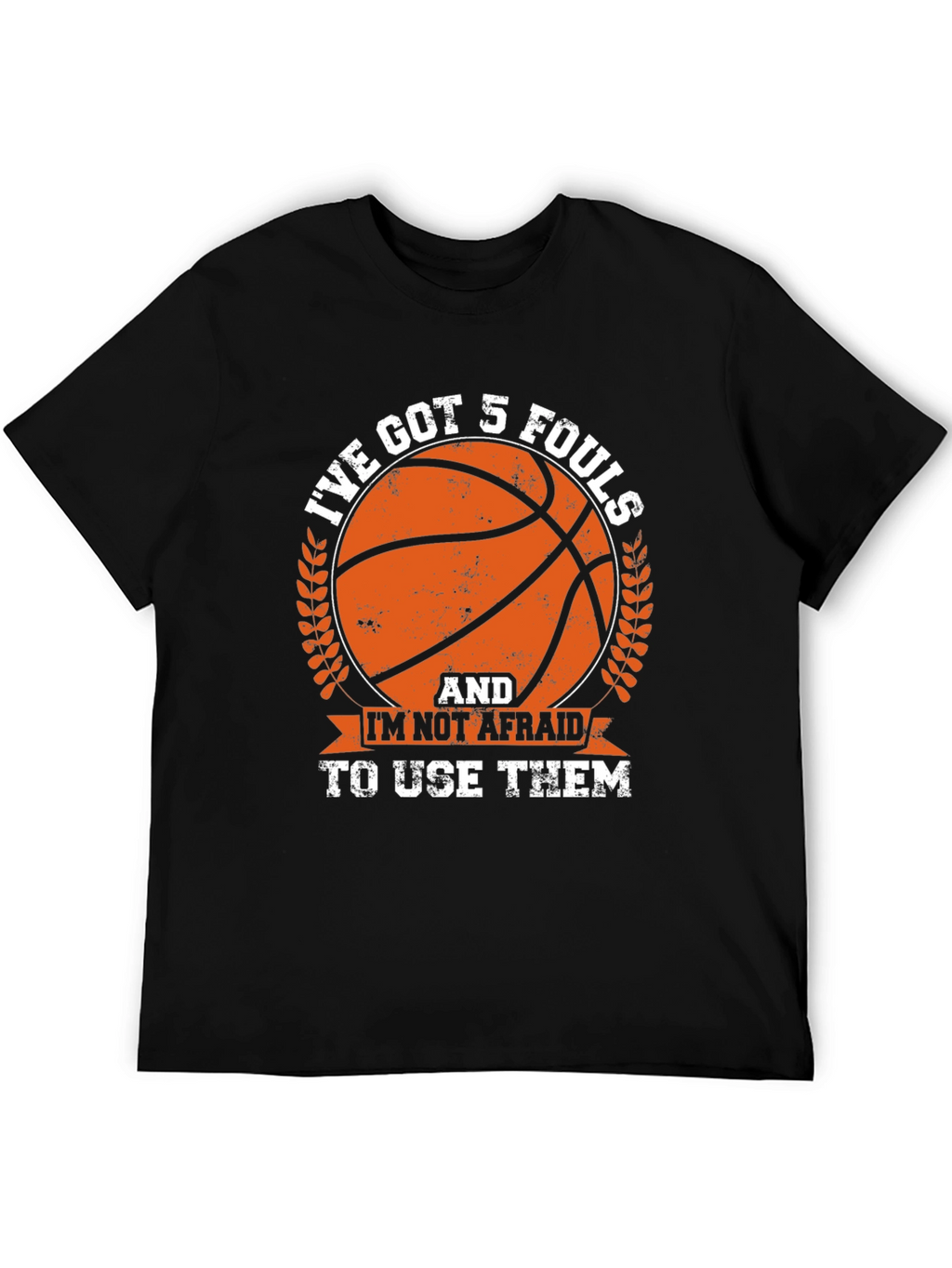 Basketball 5 Fouls Graphic Tee