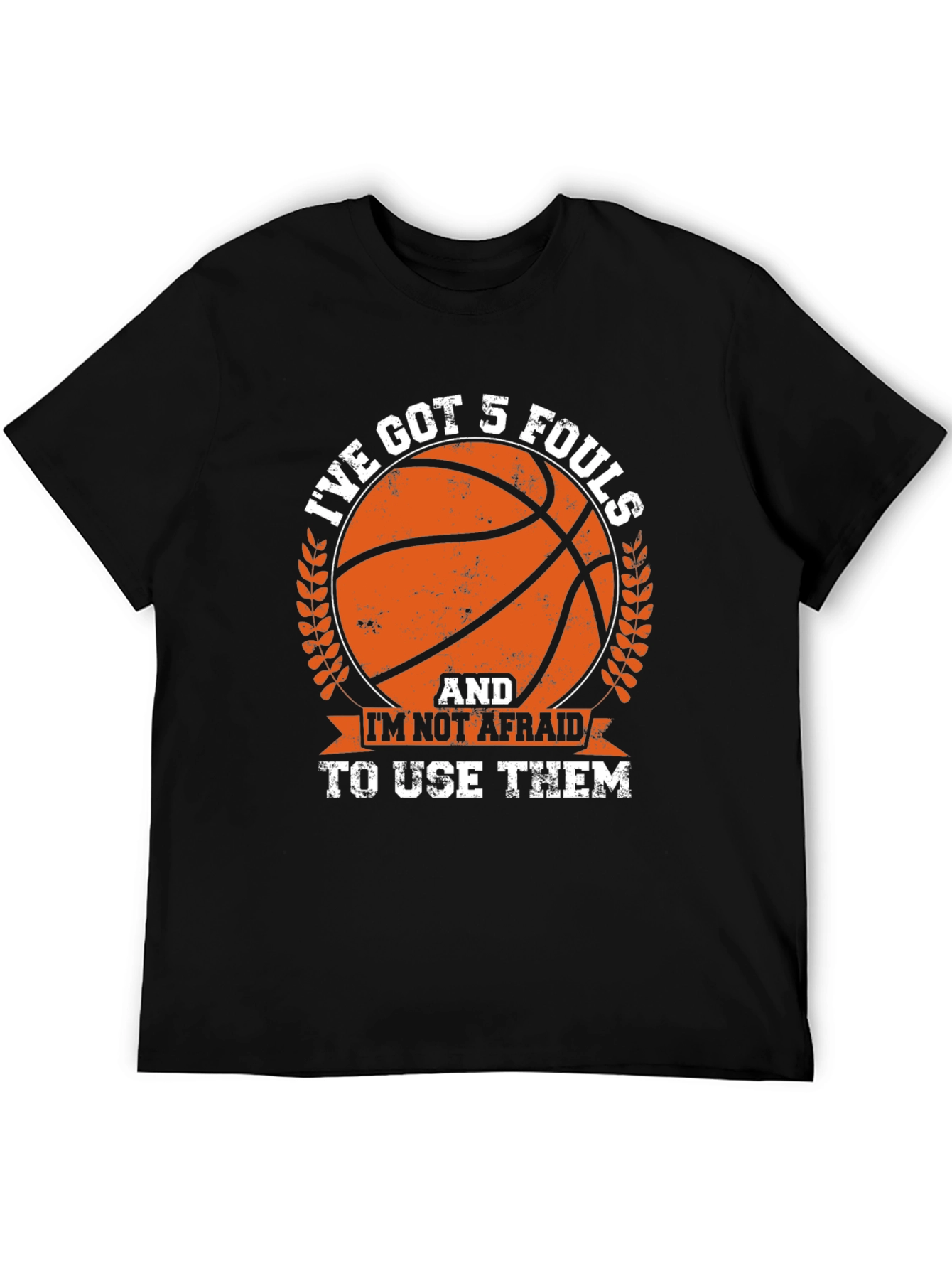 Basketball 5 Fouls Graphic Tee