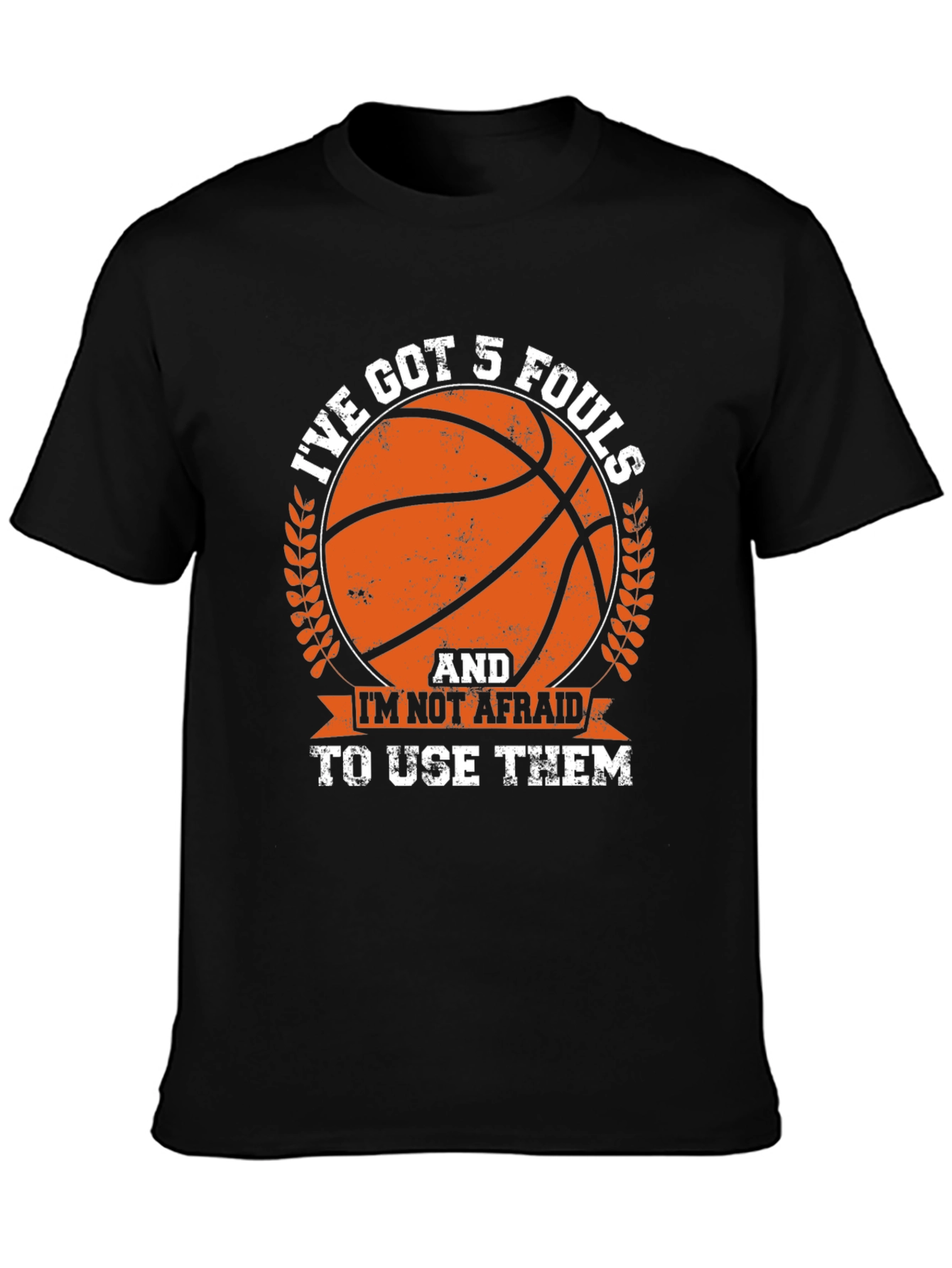 Basketball 5 Fouls Graphic Tee