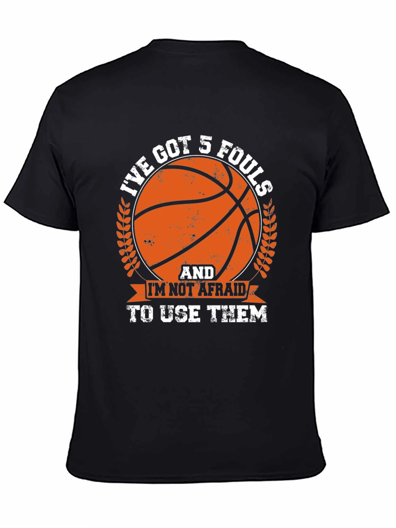 Basketball 5 Fouls Graphic Tee
