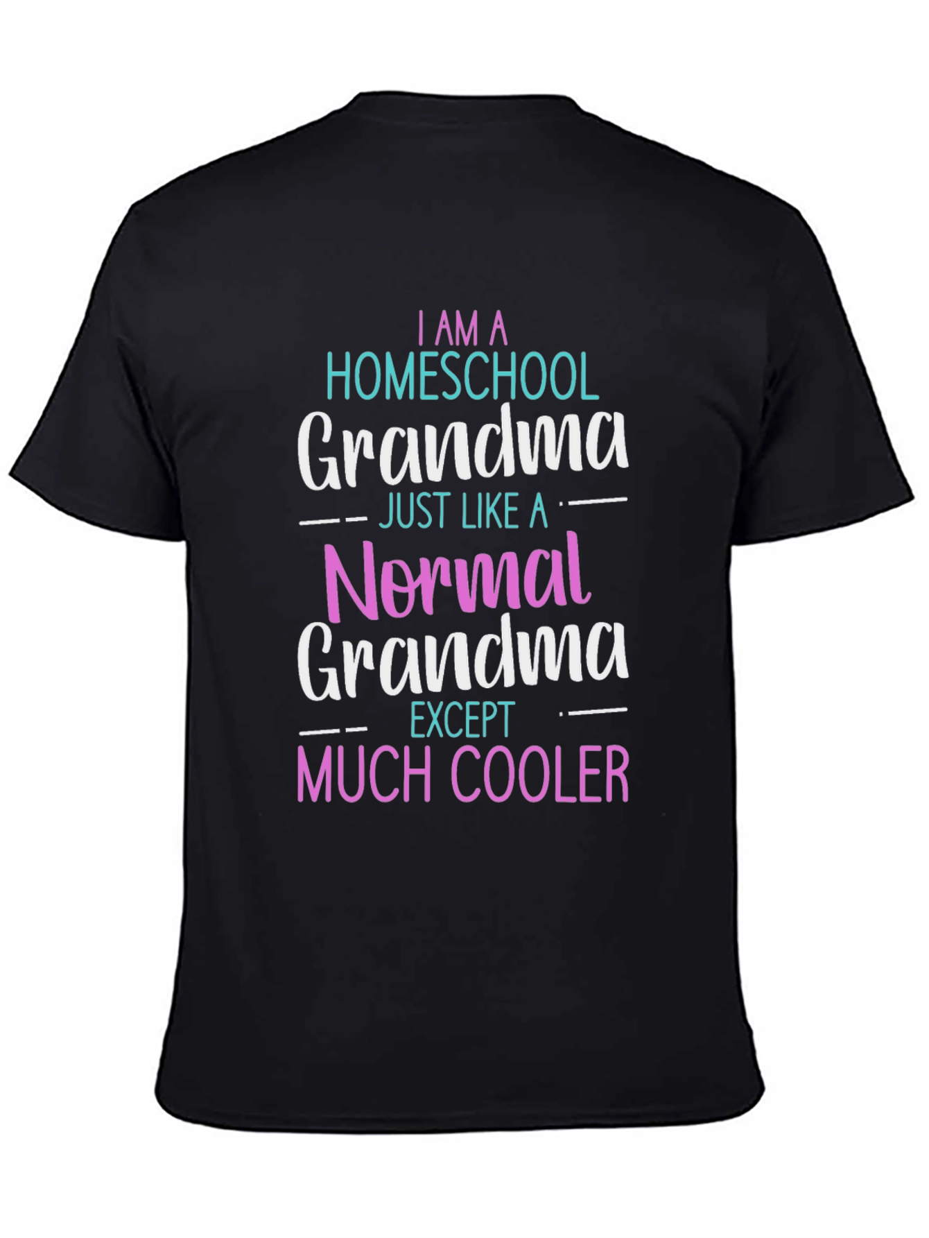 Homeschool Grandma T-Shirt - Novelty Graphic Tee