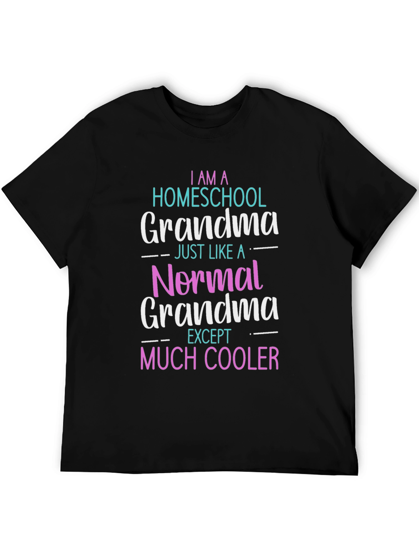 Homeschool Grandma T-Shirt - Novelty Graphic Tee