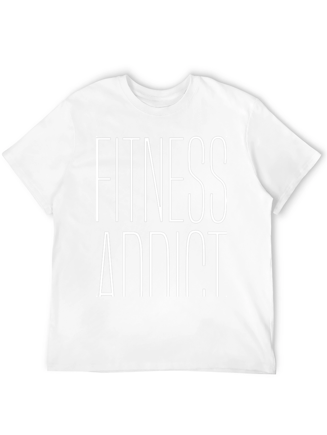 Fitness Addict Black T-Shirt - Workout Apparel