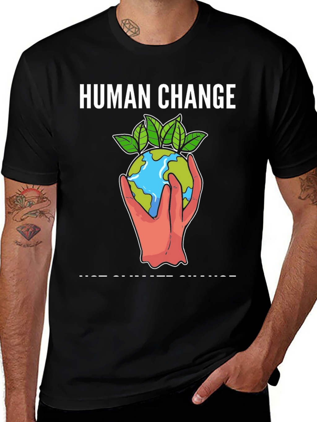 Human Change T-Shirt - Eco-Friendly Design