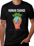 Human Change T-Shirt - Eco-Friendly Design
