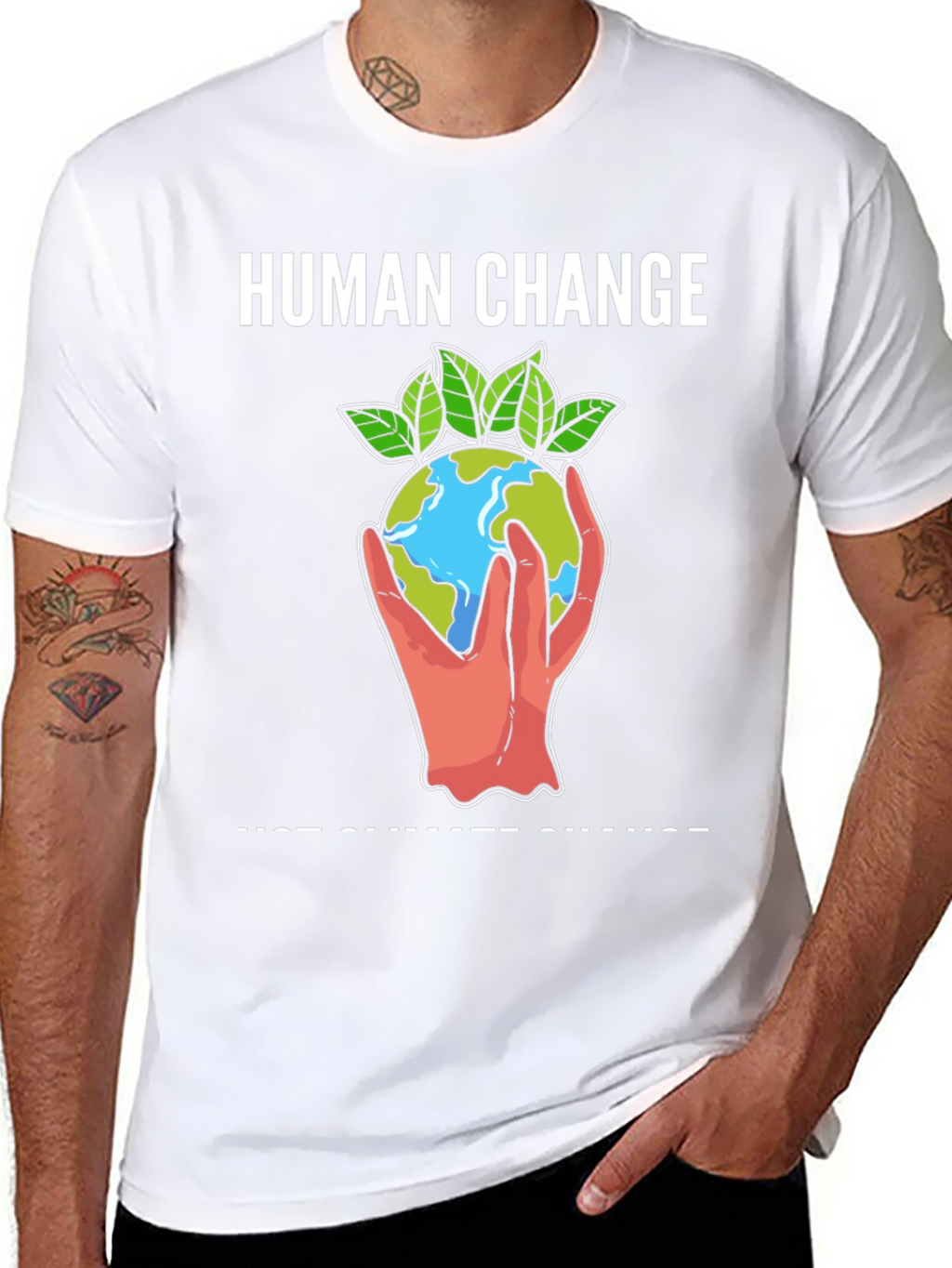 Human Change T-Shirt - Eco-Friendly Design