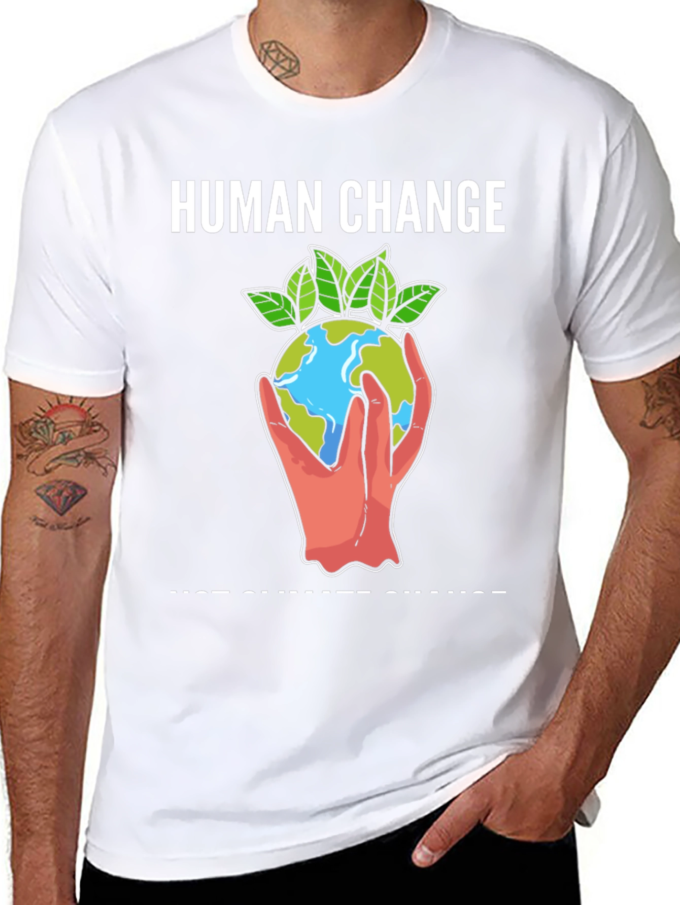 Human Change T-Shirt - Eco-Friendly Design
