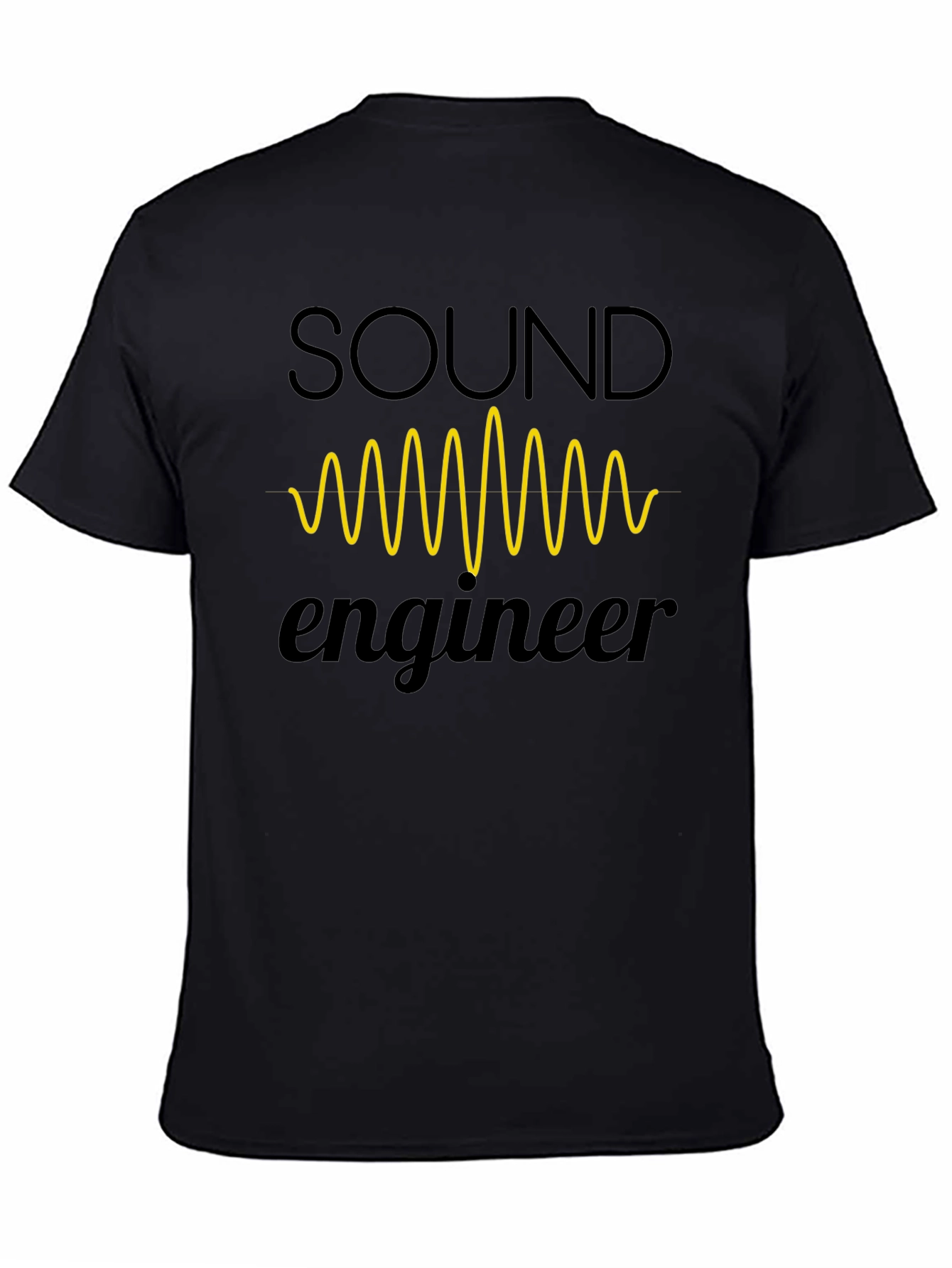 Sound Engineer T-Shirt - Audio Wave Design