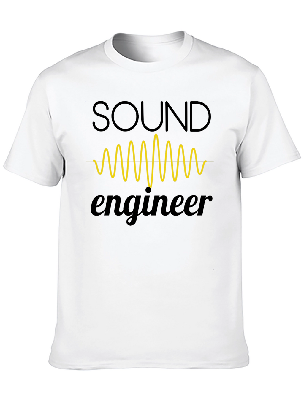 Sound Engineer T-Shirt - Audio Wave Design