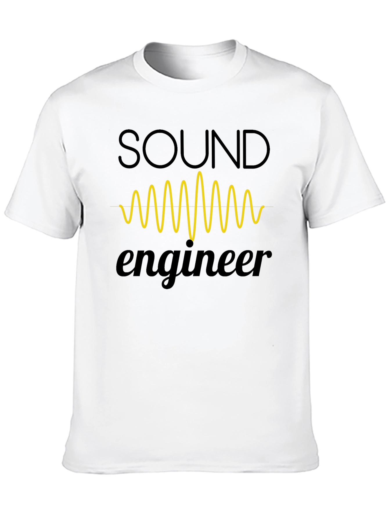 Sound Engineer T-Shirt - Audio Wave Design