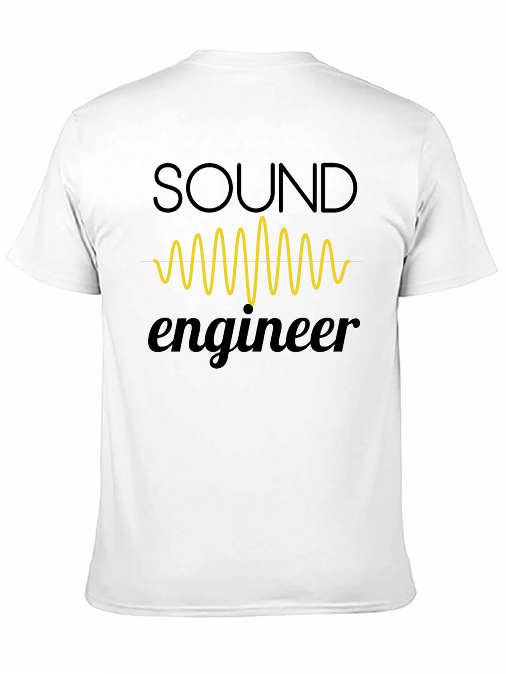 Sound Engineer T-Shirt - Audio Wave Design