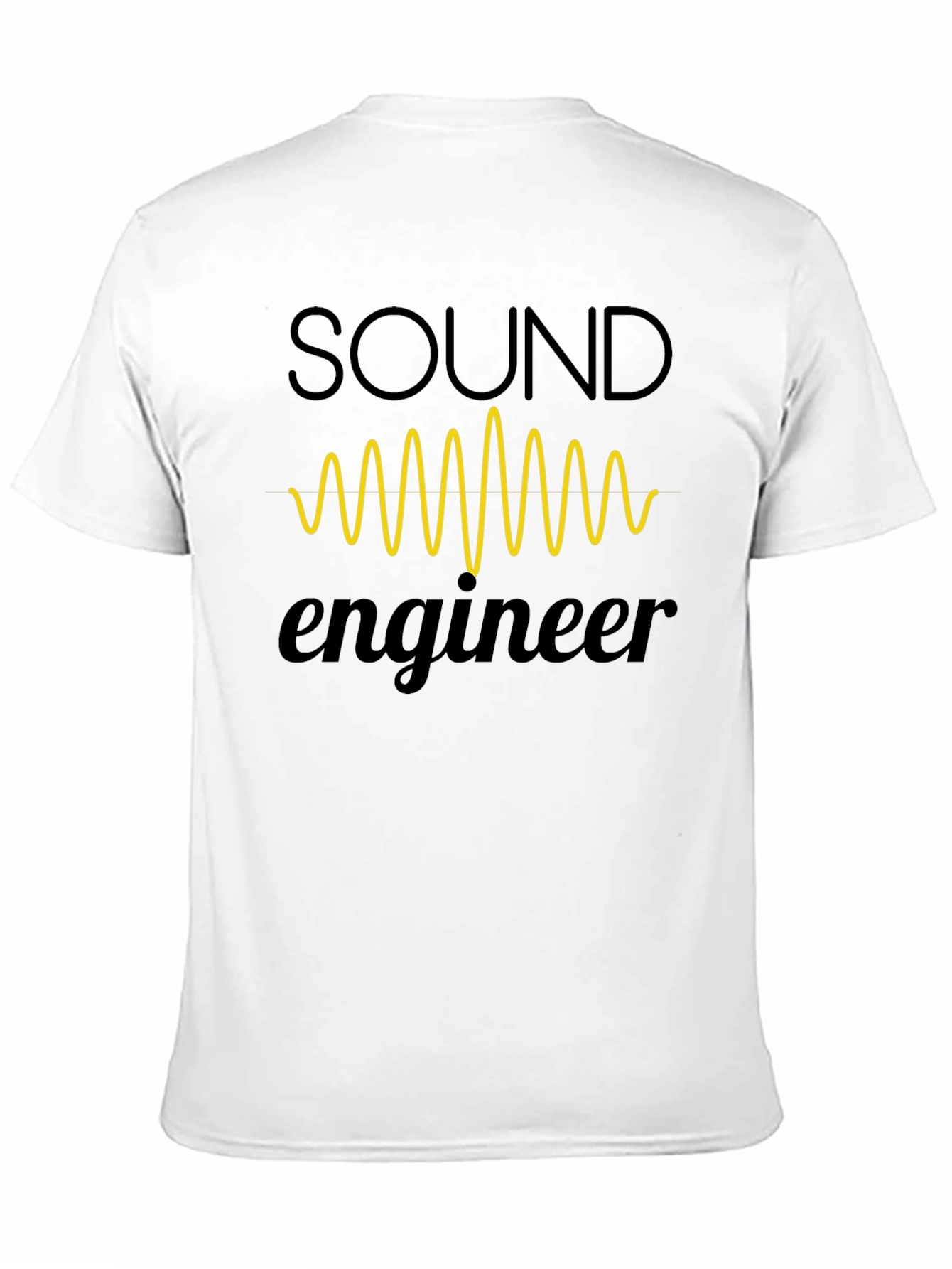 Sound Engineer T-Shirt - Audio Wave Design