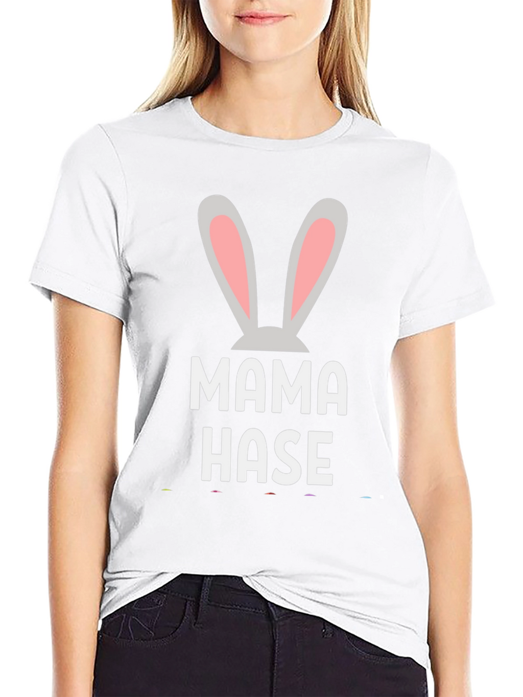 Mama Hase Easter Bunny T-Shirt - Black