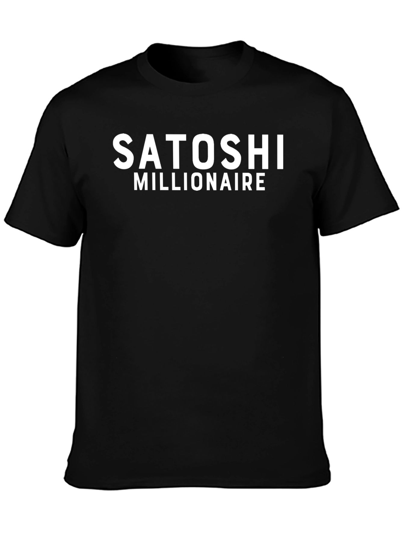 Satoshi Millionaire Black T-Shirt