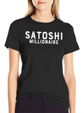 Satoshi Millionaire Black T-Shirt