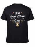 Best Dog Mom Ever T-Shirt - Cute Dog Design