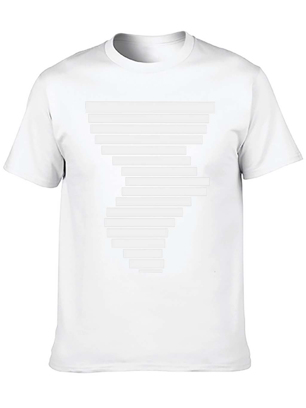 Abstract Geometric Pattern Black T-Shirt for Men