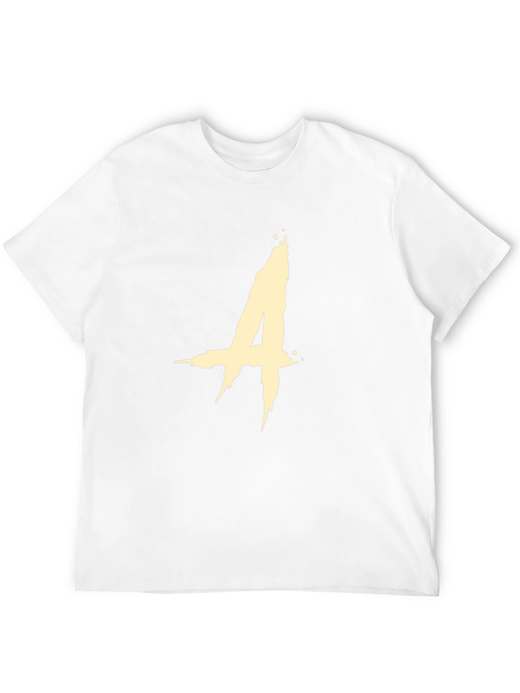Abstract A Graphic Black T-Shirt