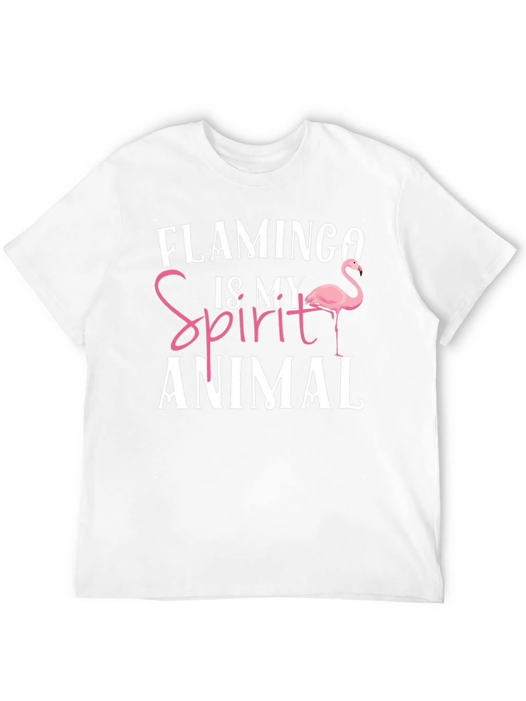 Flamingo Spirit Animal Graphic Tee