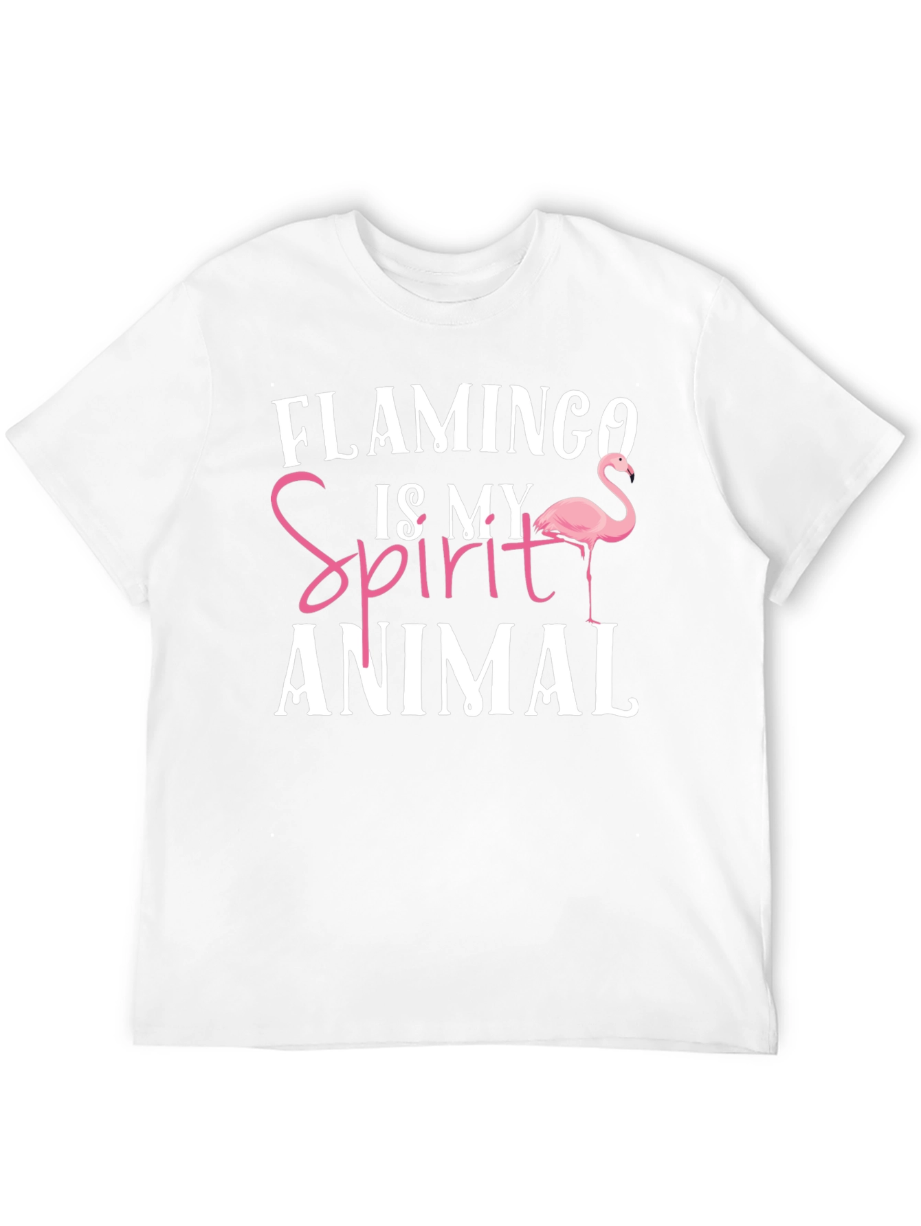 Flamingo Spirit Animal Graphic Tee