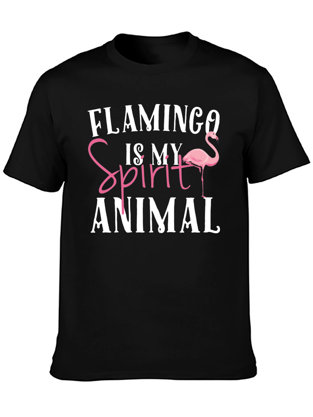 Flamingo Spirit Animal Graphic Tee
