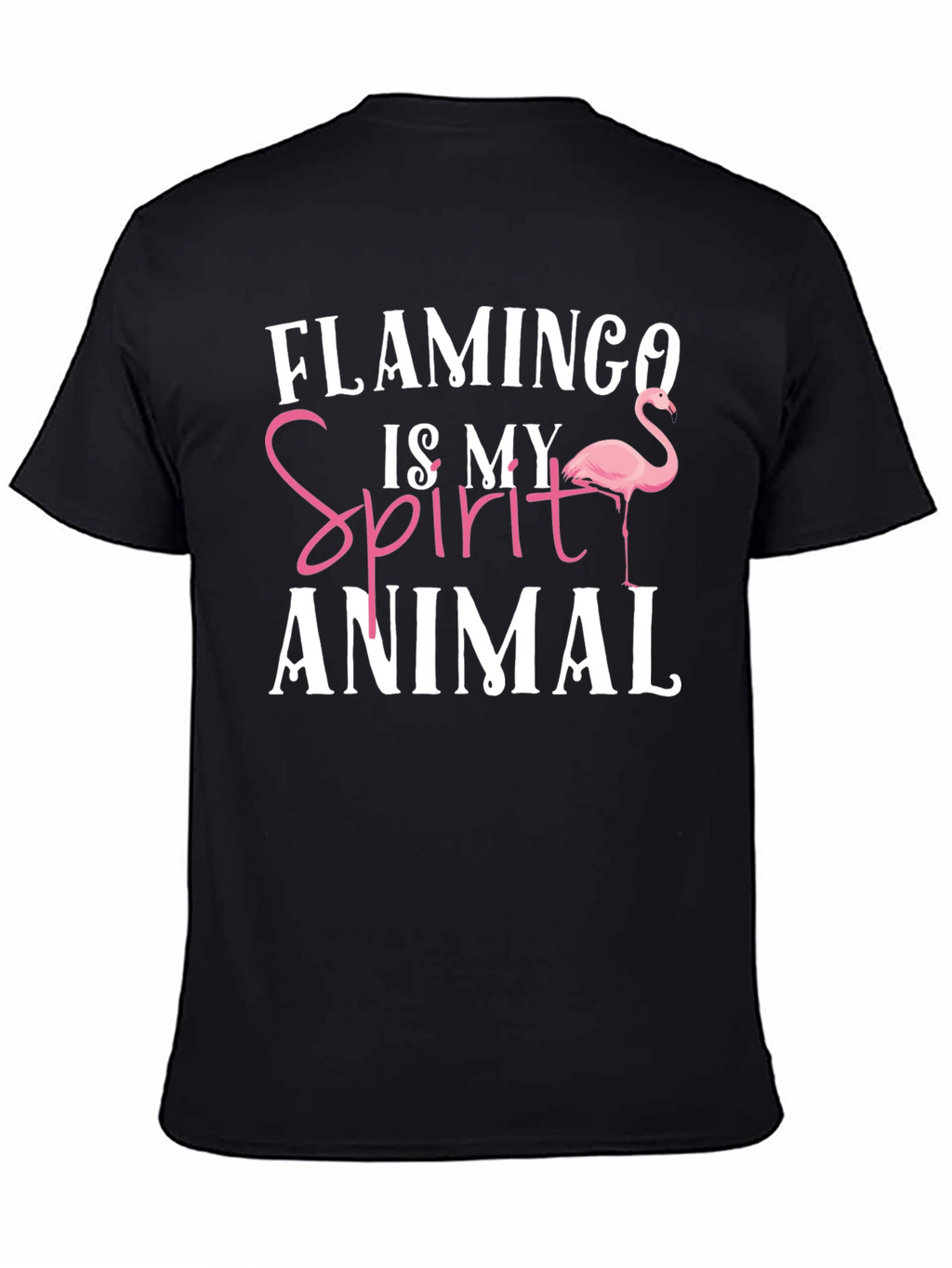 Flamingo Spirit Animal Graphic Tee