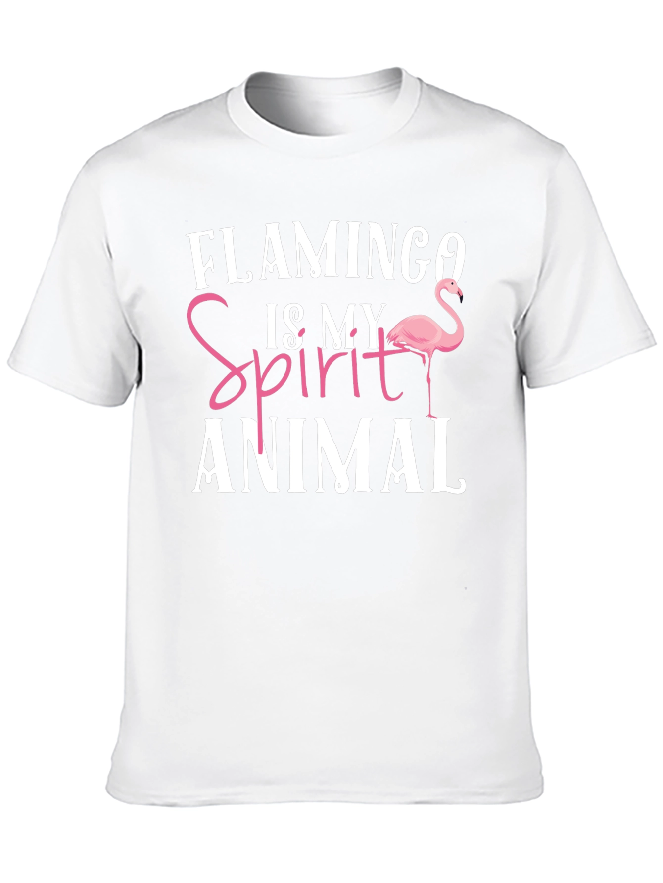 Flamingo Spirit Animal Graphic Tee