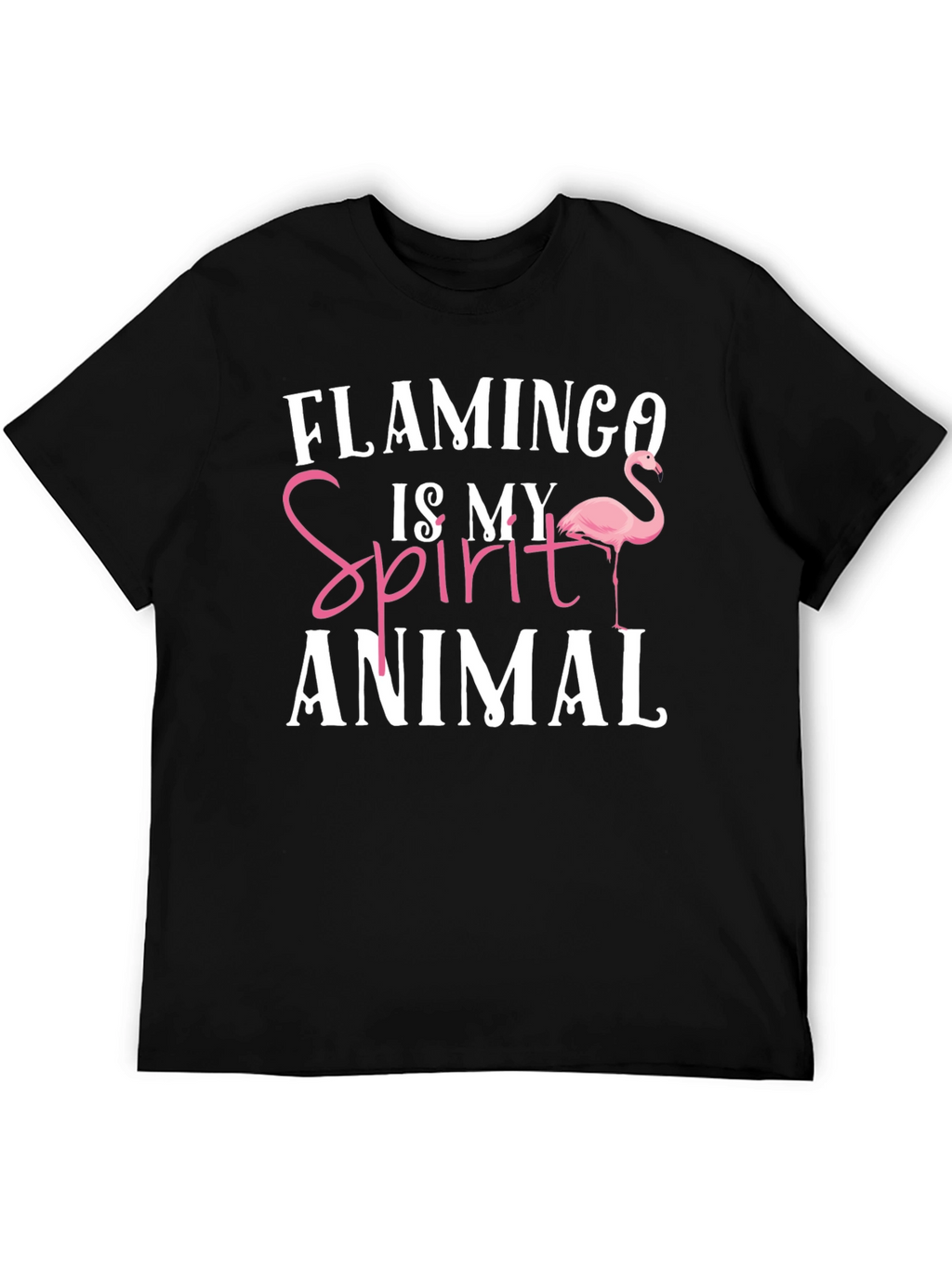 Flamingo Spirit Animal Graphic Tee
