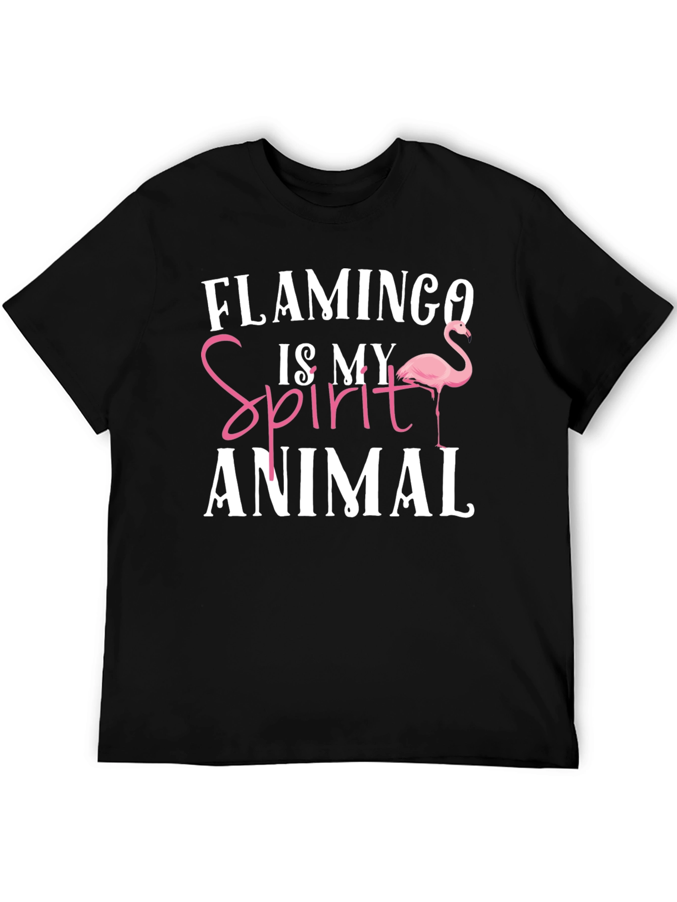 Flamingo Spirit Animal Graphic Tee
