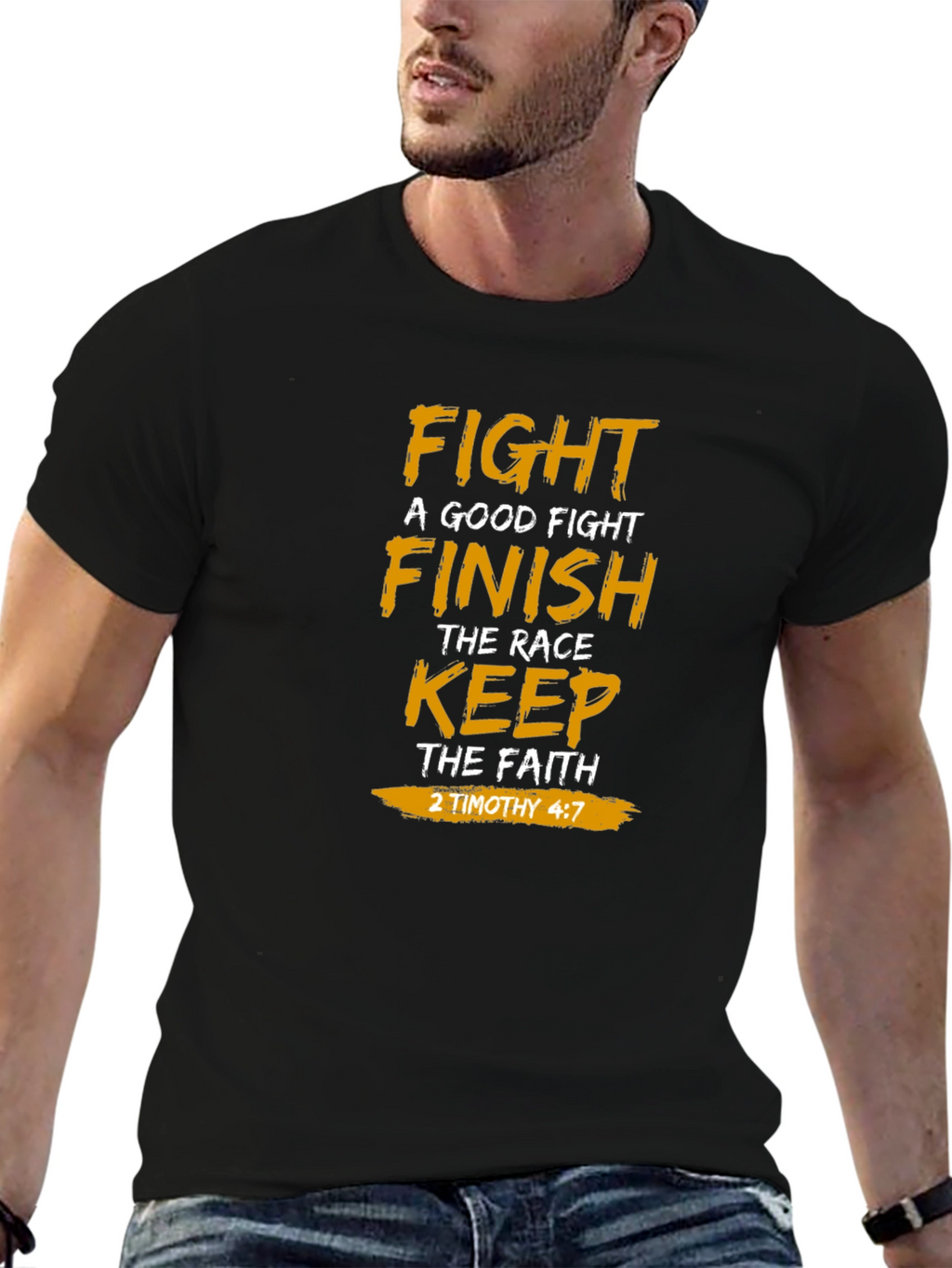 Fight The Good Fight Graphic T-Shirt