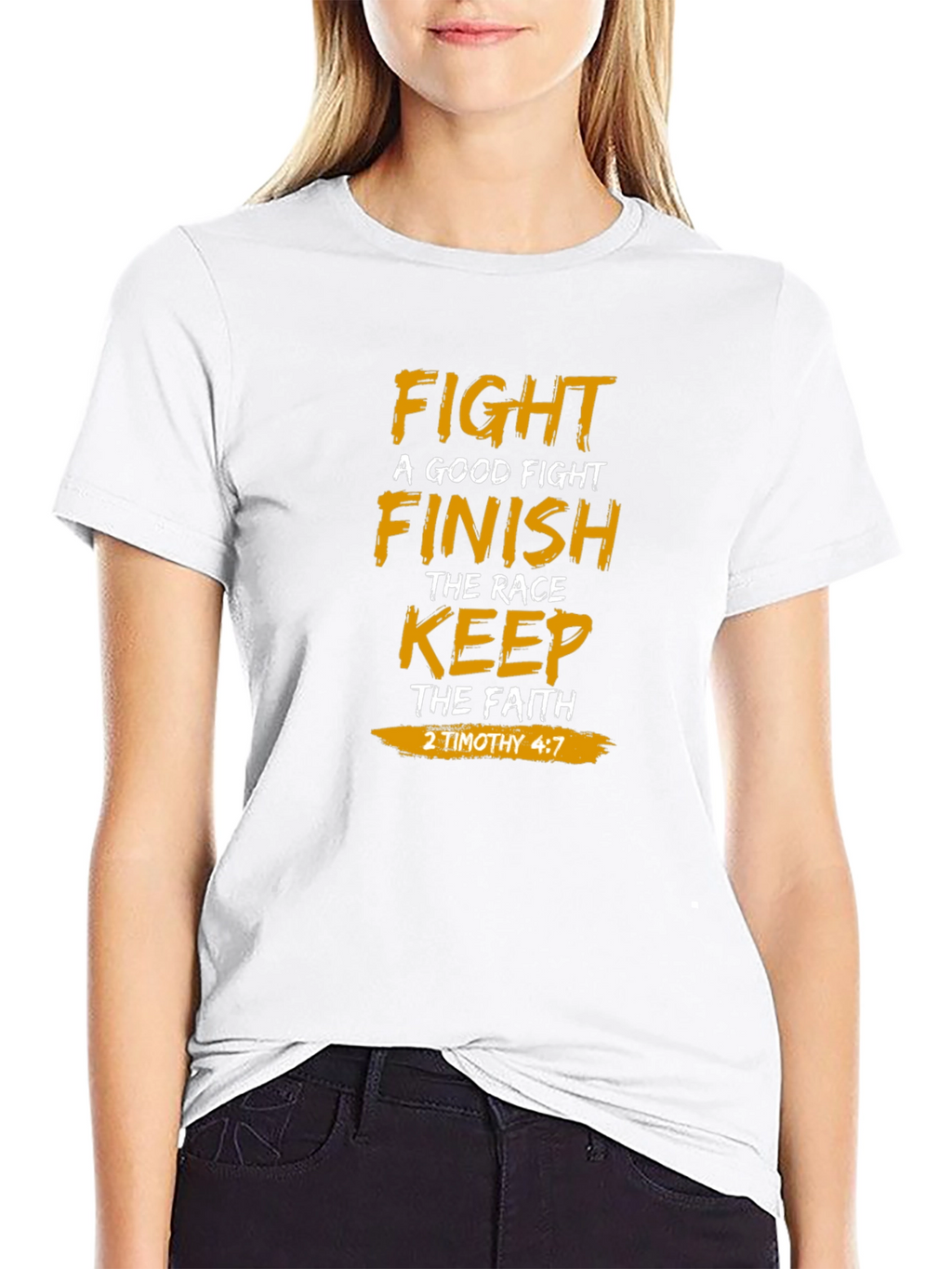 Fight The Good Fight Graphic T-Shirt
