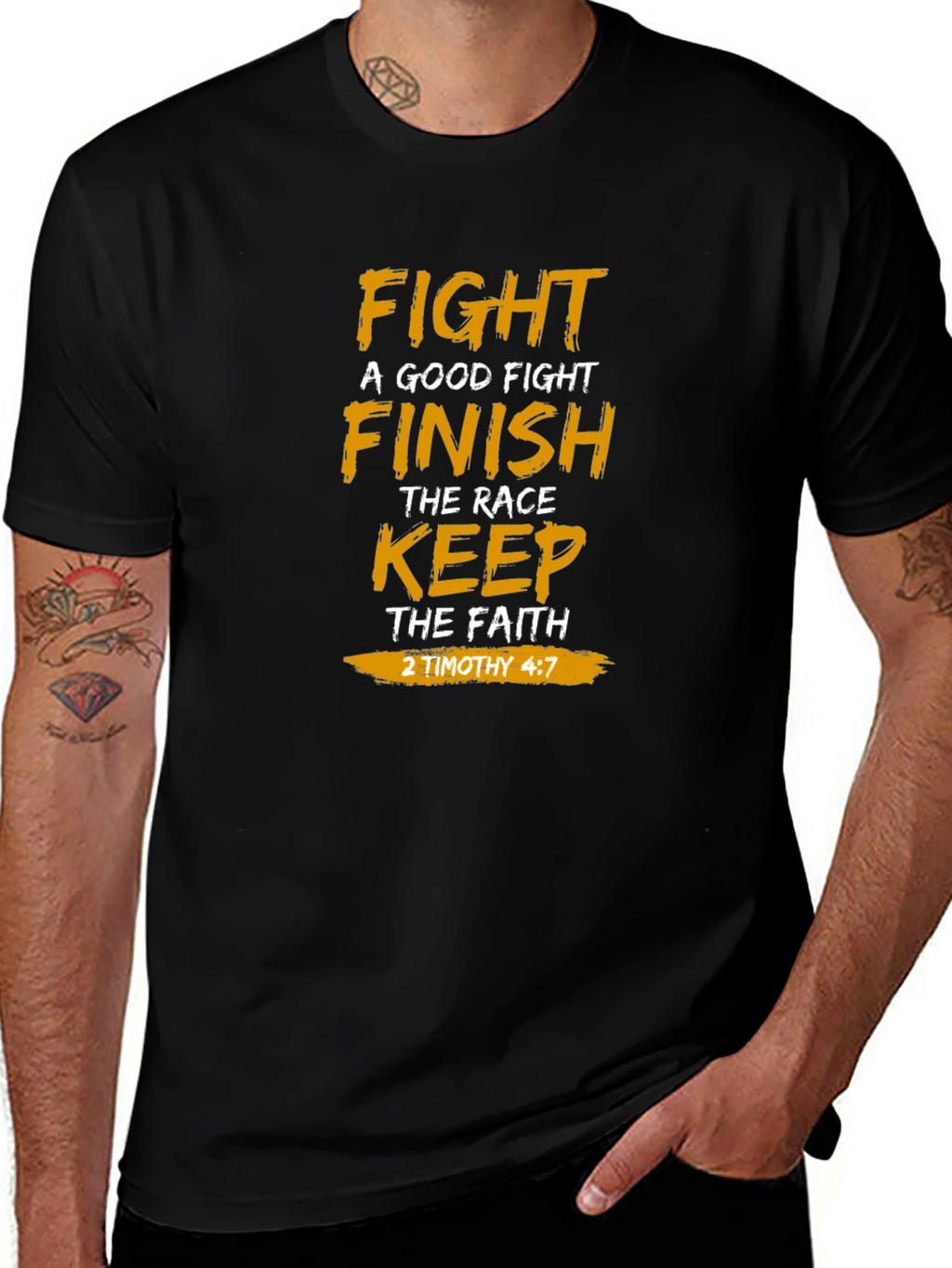 Fight The Good Fight Graphic T-Shirt