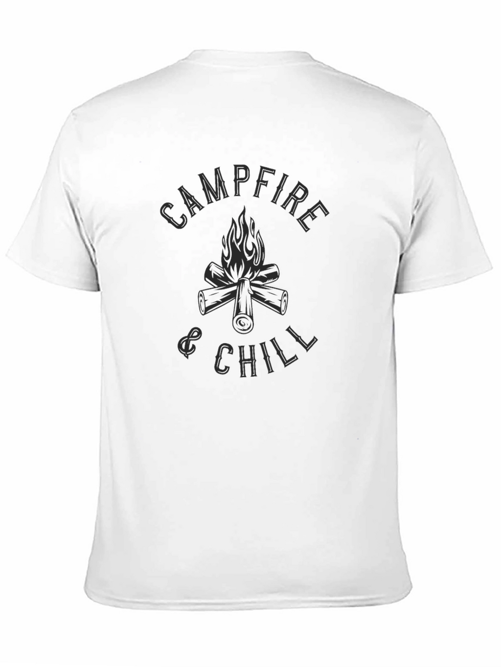 Campfire & Chill Graphic Tee - Black