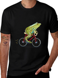 Frog on Bike Graphic Tee