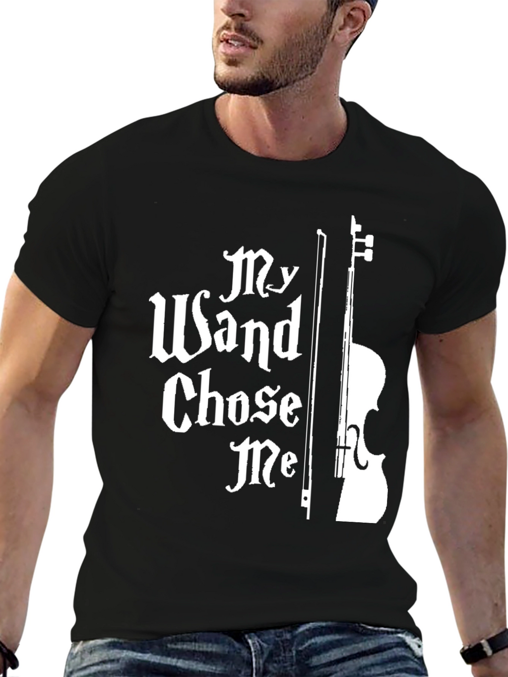 My Wand Chose Me Music T-Shirt
