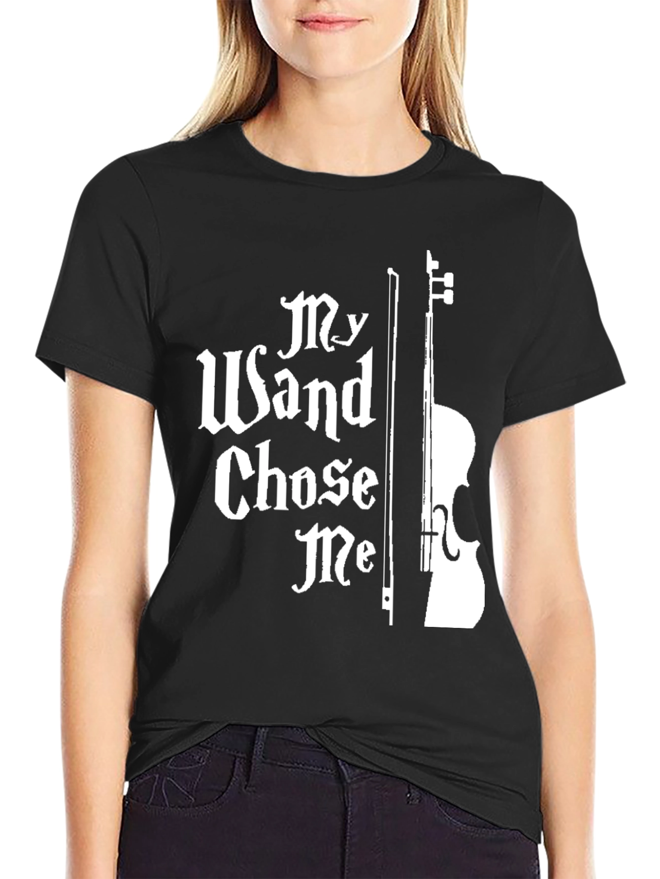 My Wand Chose Me Music T-Shirt