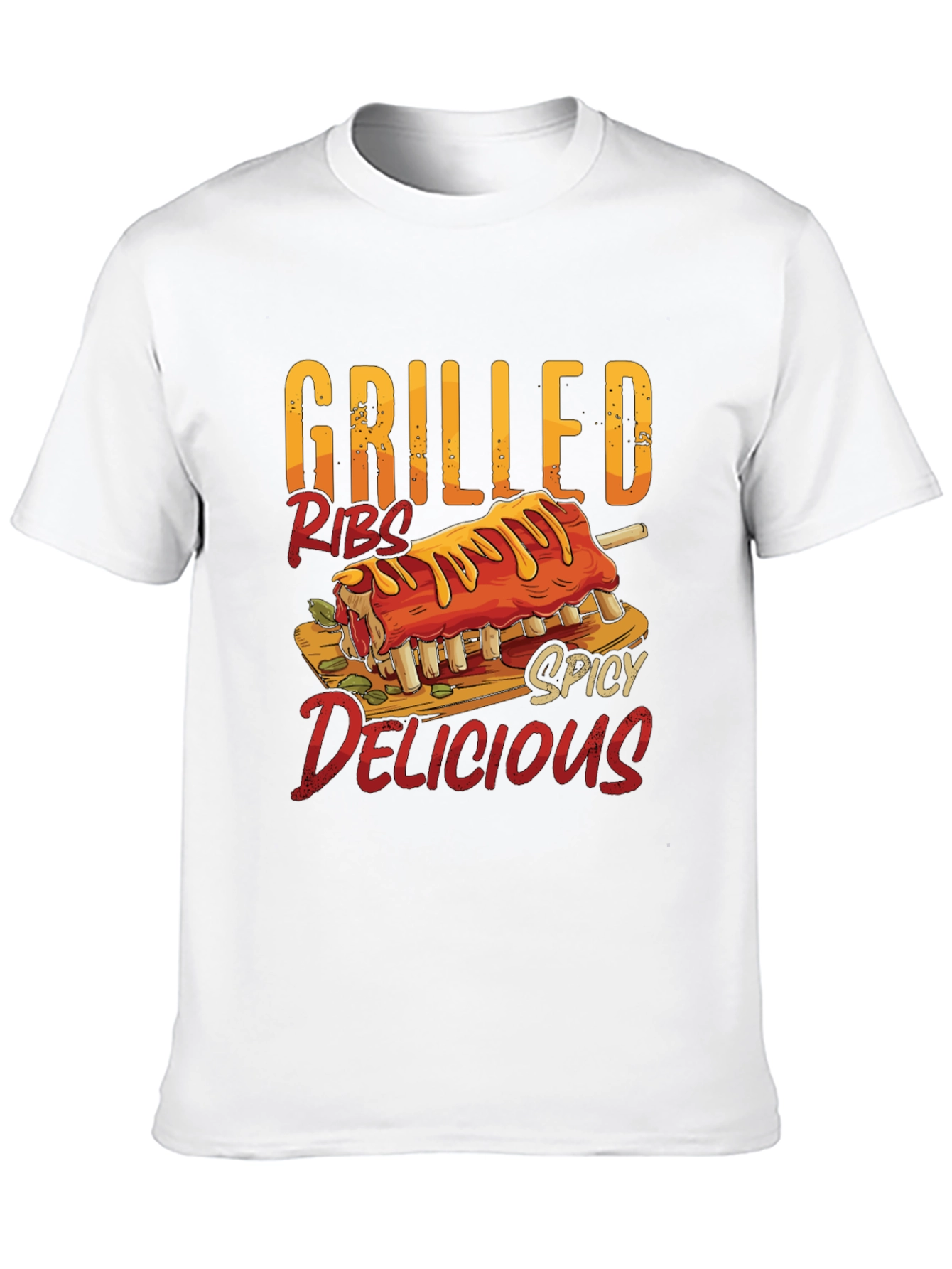 Grilled Ribs Spicy Delicious T-Shirt - Food Lover