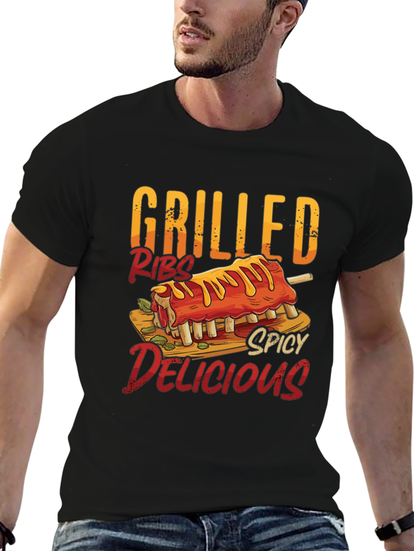 Grilled Ribs Spicy Delicious T-Shirt - Food Lover