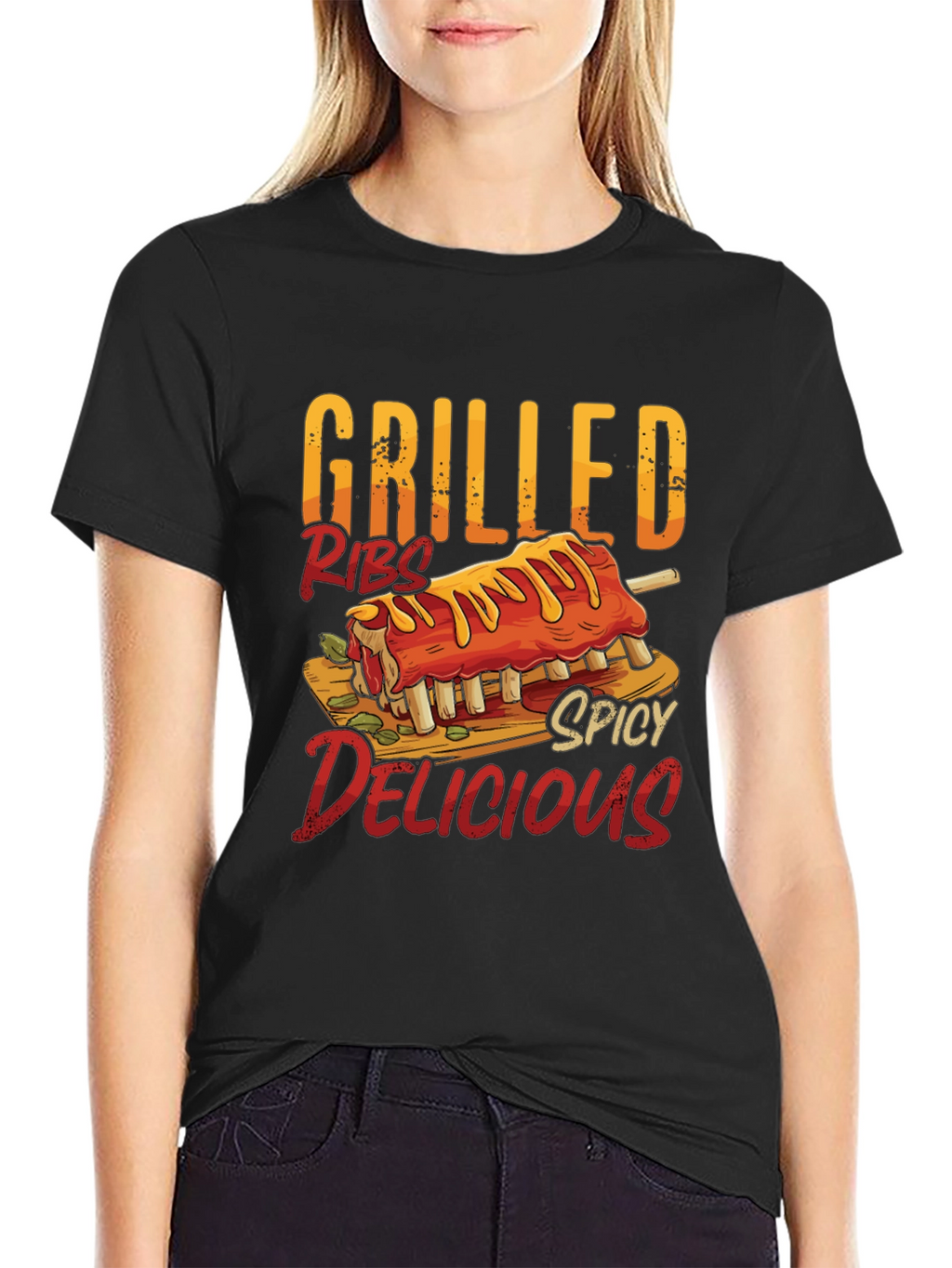 Grilled Ribs Spicy Delicious T-Shirt - Food Lover