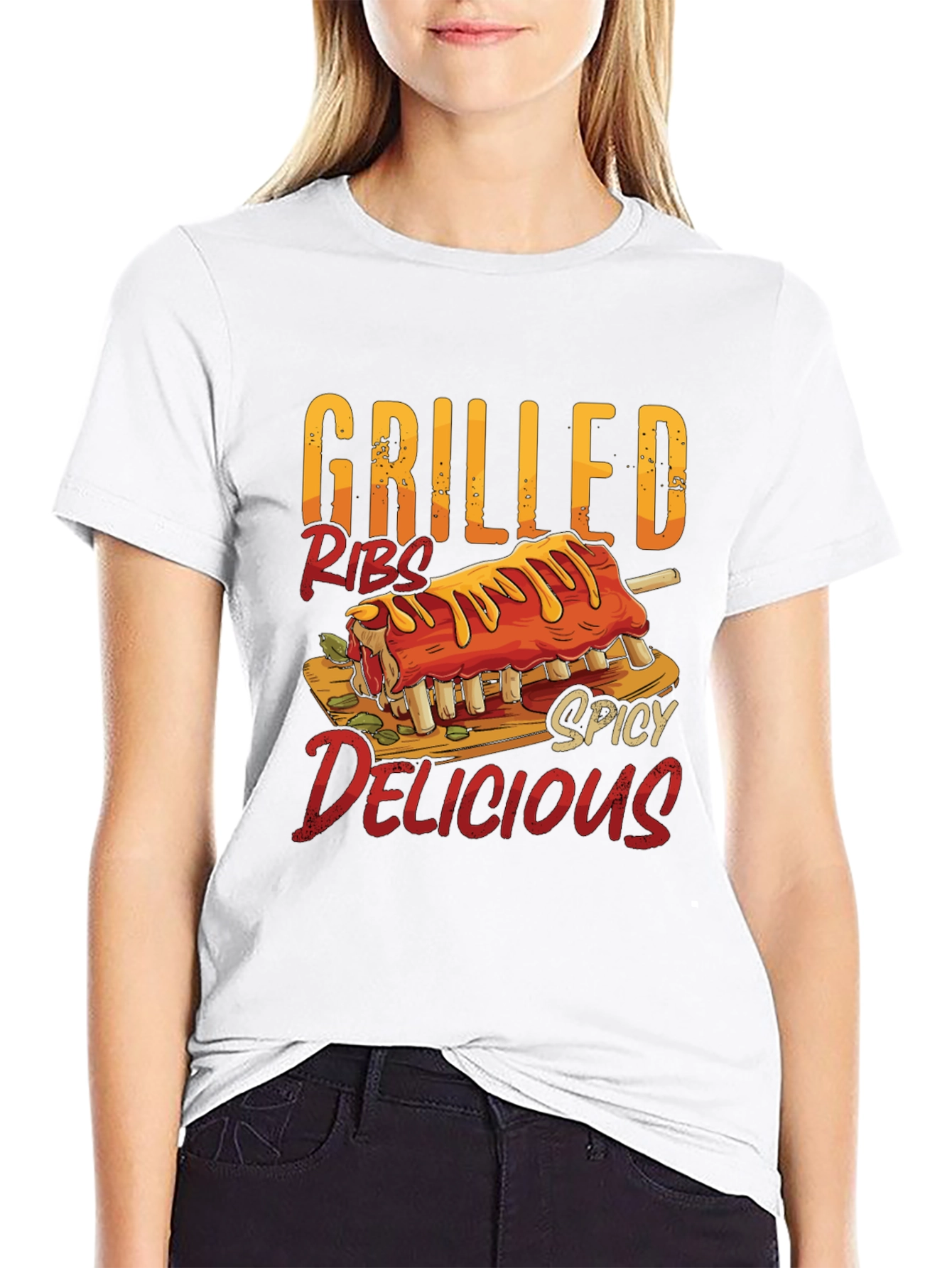 Grilled Ribs Spicy Delicious T-Shirt - Food Lover