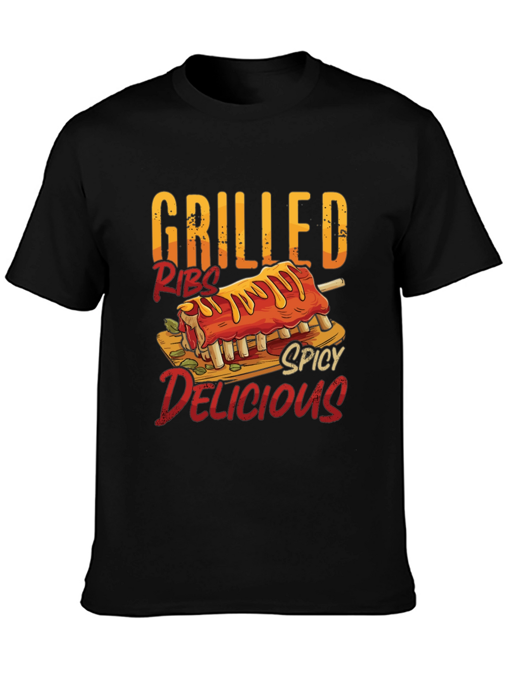 Grilled Ribs Spicy Delicious T-Shirt - Food Lover