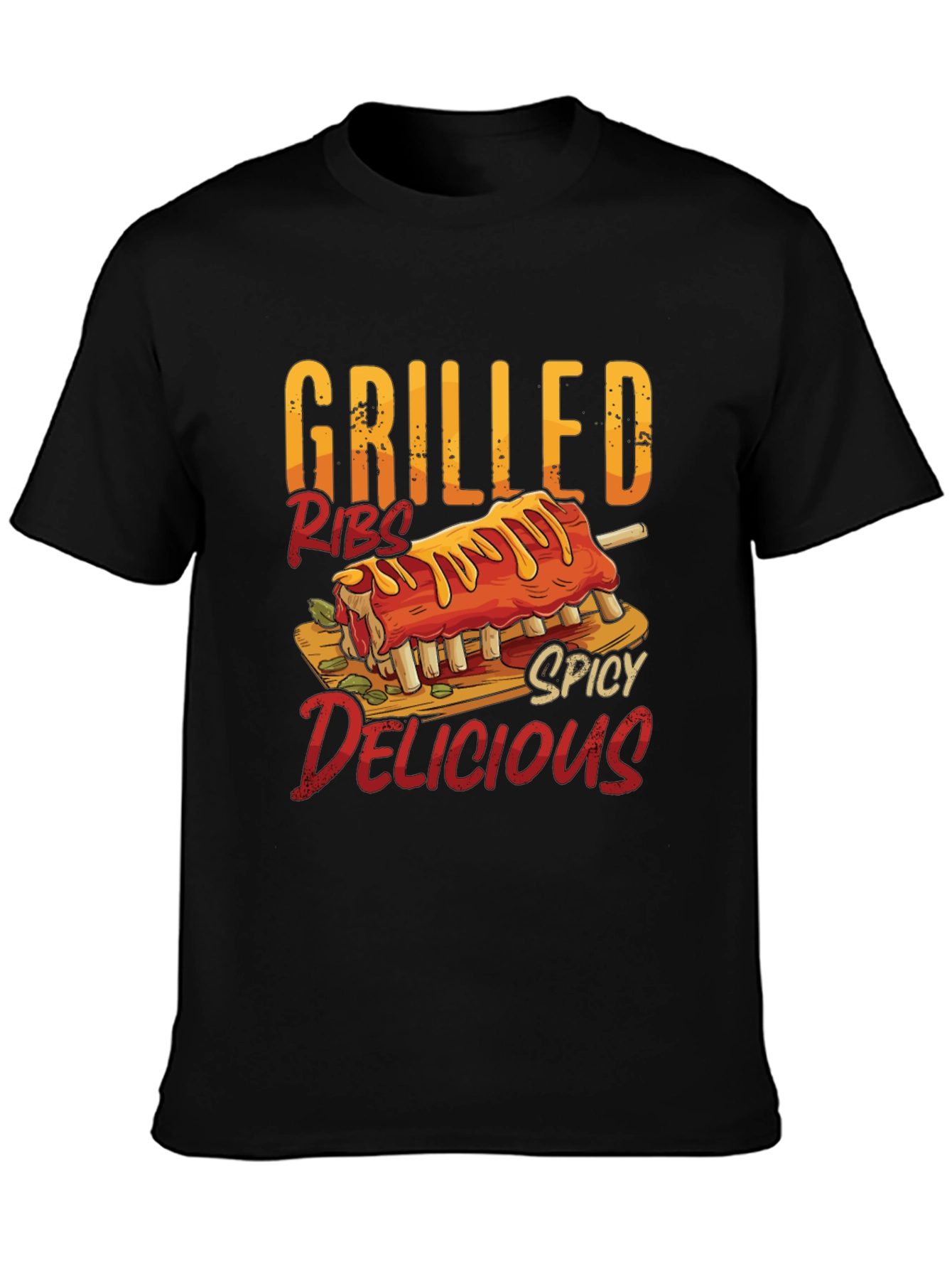 Grilled Ribs Spicy Delicious T-Shirt - Food Lover