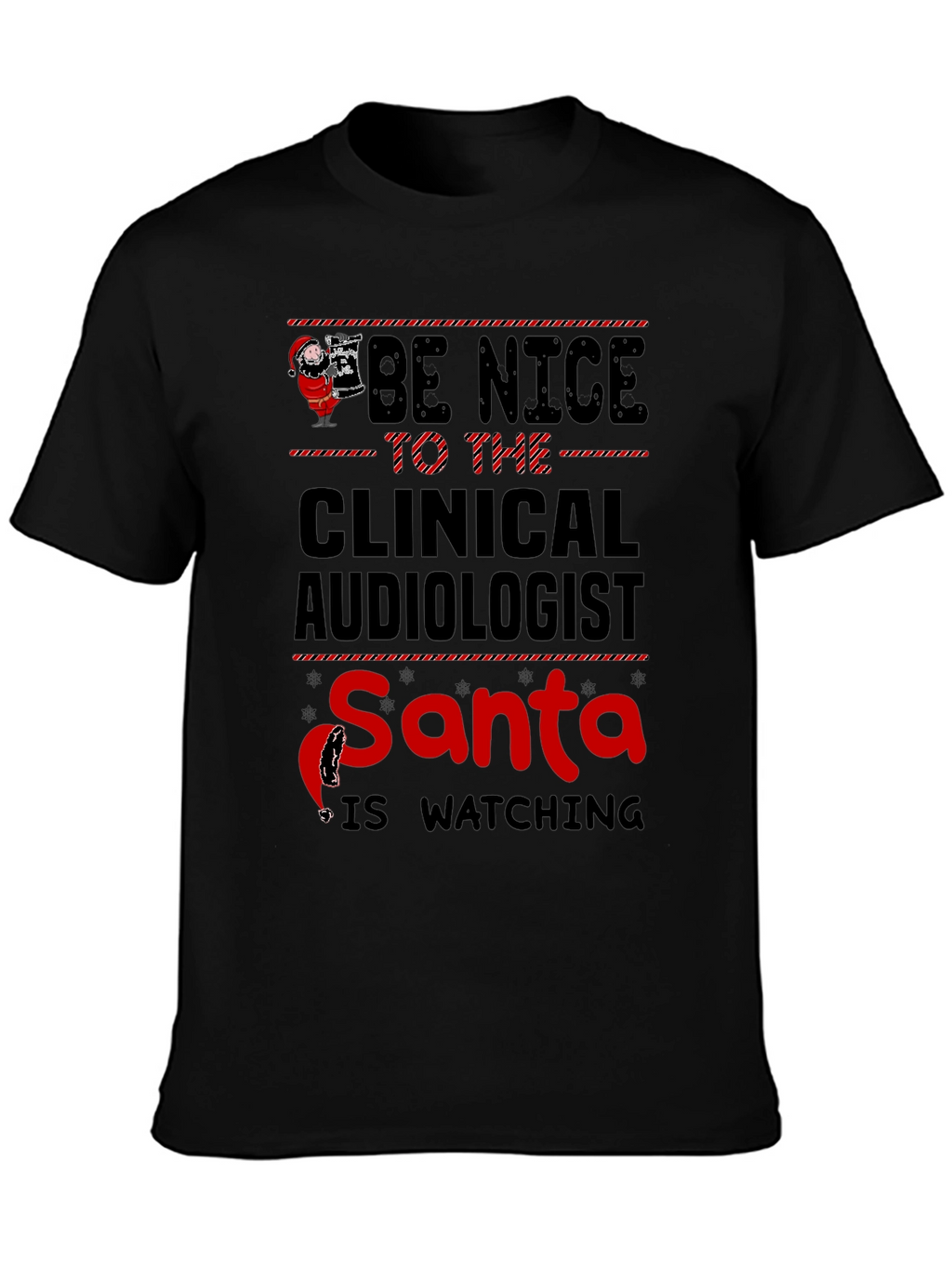 Clinical Audiologist Santa T-Shirt