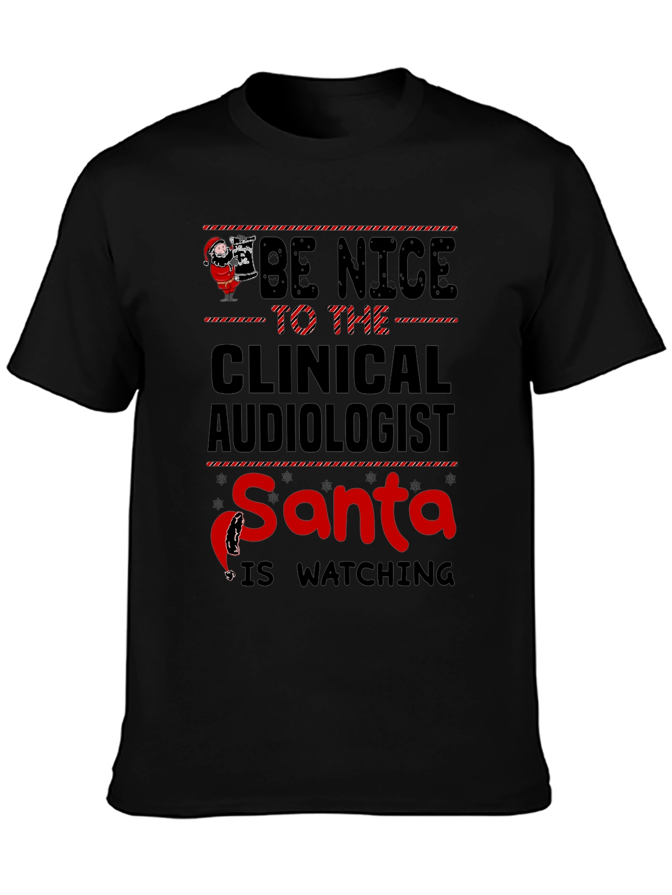 Clinical Audiologist Santa T-Shirt