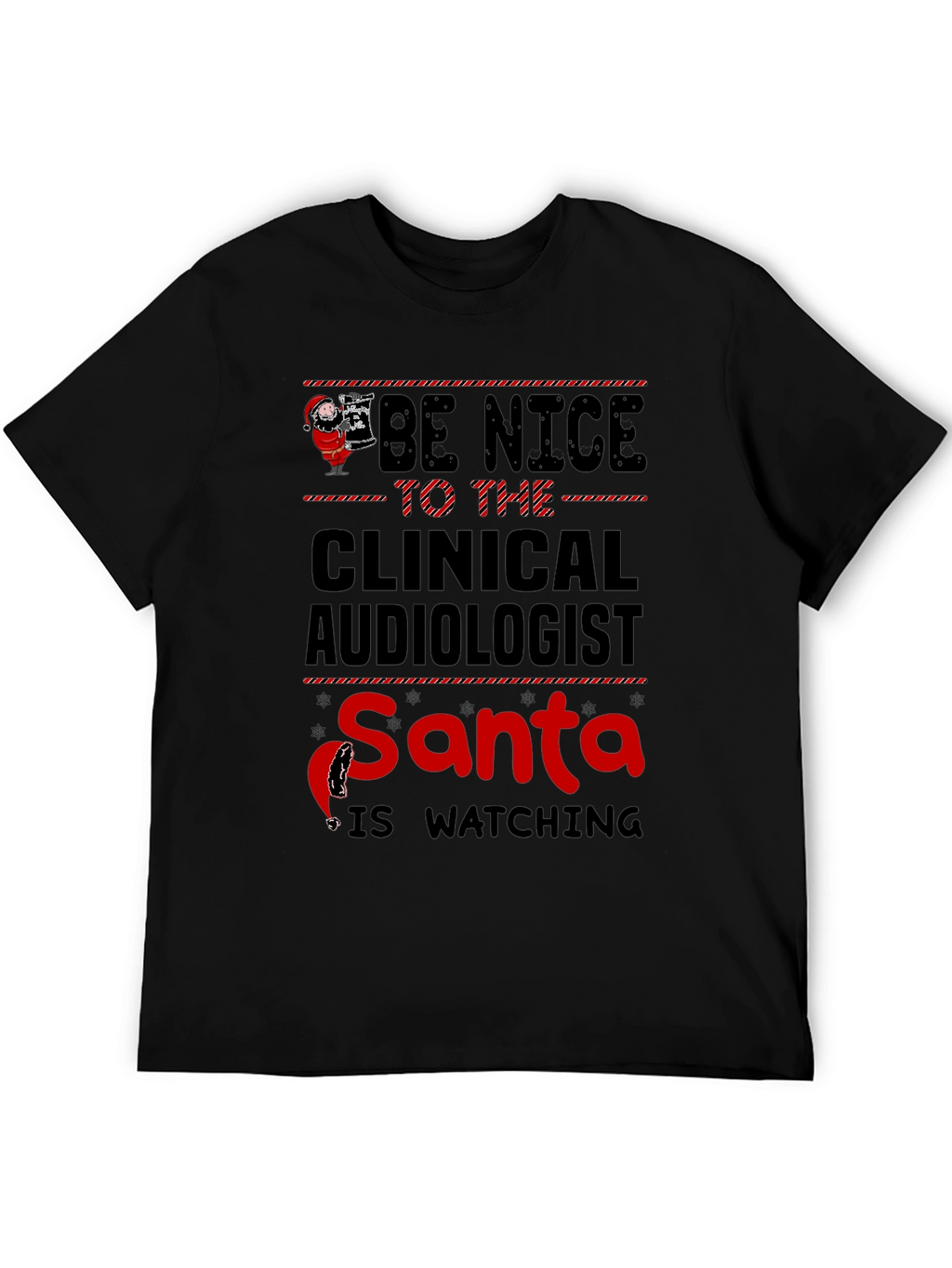 Clinical Audiologist Santa T-Shirt